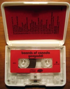 Geogaddi (promo cassette front )